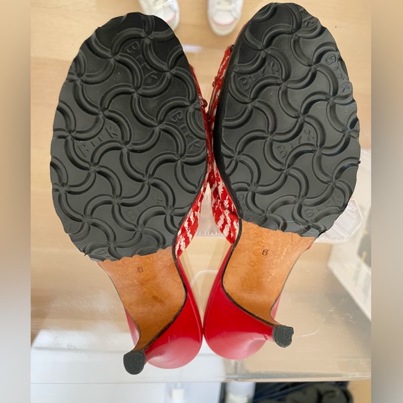 Carlos Falchi Vintage Peep Toe Heels - Picture 2 of 5